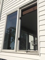 Before and after house window replacement